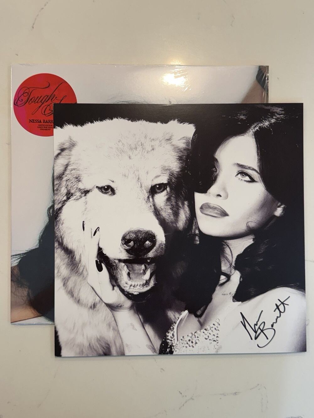 Nessa Barrett Tough Love SIGNED Candy Pink Vinyl LP AUTOGRAPHED #1
